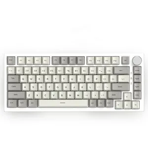 Computer Rgb Pc Hot Swappable Mechanical Keyboard Teclado Gamer 75% Knob Magnetic Switch Mechanical Keyboard