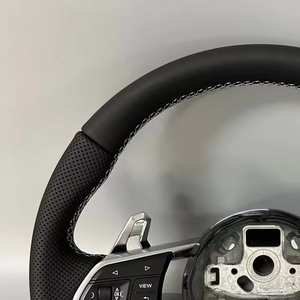 Avec bouton de démarrage R8 et volant en cuir semi-perforé pour <span class=keywords><strong>Audi</strong></span> A3 A4 A5 A6 C7 C8 Q3 Q5 Q7 4L SQ5 SQ8 TTRS - Product Image 5