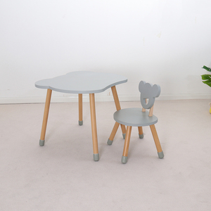 Ensemble de meubles modernes pour <span class=keywords><strong>chambre</strong></span> à coucher pour enfants Chaise d'étude en bois pour enfant <span class=keywords><strong>et</strong></span> table de bureau pour le salon - Product Image 5