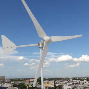 2KW de turbina de viento 3 PCS cuchillas V/48V/96V aprobación CE uso de la tierra y el mar - Product Image 5