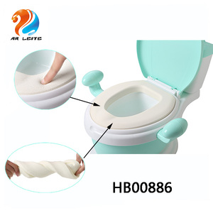 2019 Nouveau design haute qualité <span class=keywords><strong>adulte</strong></span> forme enfants <span class=keywords><strong>chaise</strong></span> <span class=keywords><strong>pot</strong></span> bébé toilettes closestool avec poignée - Product Image 4