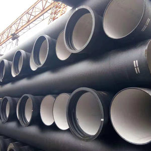 Tuyau en fonte ductile peint au bitume DN600 - EN545, doublé de <span class=keywords><strong>ciment</strong></span> double, embout <span class=keywords><strong>à</strong></span> emboîtement, tuyauterie de pliage, exportateur indien - Product Image 4