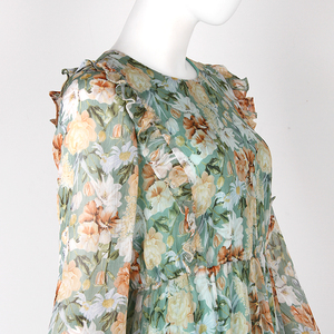 floral <span class=keywords><strong>tul</strong></span> vestido <span class=keywords><strong>de</strong></span> noche <span class=keywords><strong>de</strong></span> encaje <span class=keywords><strong>de</strong></span> verano boho señoras <span class=keywords><strong>de</strong></span> las mujeres <span class=keywords><strong>de</strong></span> <span class=keywords><strong>manga</strong></span> larga elegante casual maxi vestidos - Product Image 2