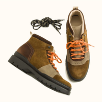 Baskets montantes de haute qualité pour hommes Bottes de randonnée en cuir suédé d'extérieur antidérapantes toutes saisons
