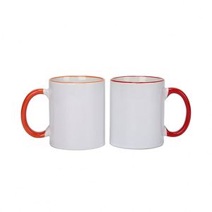 Tazas de Cerámica Personalizadas con Asa, Ecológicas, de 11 oz/350 ml, para Regalos Empresariales de Agradecimiento, con Recubrimiento para Sublimación y Transferencia de Calor, al por Mayor - Product Image 1