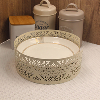 Porte-assiette de cuisine Panier de rangement facile d'accès pour buffet de banquet Décoration de table longue