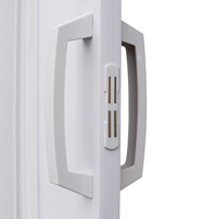 Porte d'accordéon en PVC de 0.6mm d'épaisseur avec charnière souple