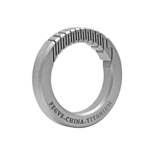 <span class=keywords><strong>Porte</strong></span>-clés de voiture en alliage de titane pur, finition mate/miroir, haut de gamme, pour hommes et femmes, pour Mercedes, pour clés - Product Image 4
