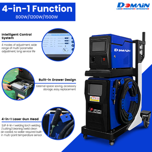 Domainlaser 800W 1200W 1500W 2000W Máy hàn laser cầm tay làm mát bằng không khí toàn bộ máy hàn laser cho kim loại - Product Image 3