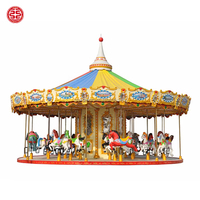 Compre un Carrusel Eléctrico para Niños y Adultos, Equipo de Parque de Atracciones al Aire Libre, Carrusel de Caballos en Venta