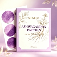 Patchs transdermiques quotidiens à base d'ashwagandha, respectueux de la peau, avec logo personnalisé et marque privée