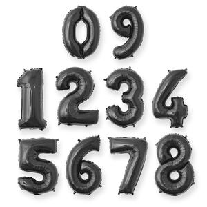 Ballons en feuille de 16 pouces avec chiffres, or rose, argent, vert à pois, pour décoration de fête prénatale et d'anniversaire - Product Image 5