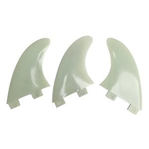 Ailerons de surf G5 compatibles FCS, rouge, jaune, vert, noir, blanc, lot de 3 pour le surf en mer - Product Image 4