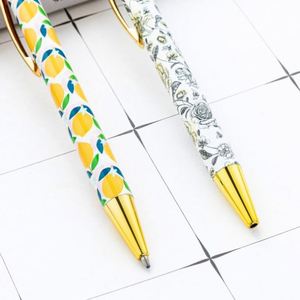 1.0Mm Creative Heat Transfer Ballpoint Full-Barrel Printed <b>Retractable</b> Custom Logo Gift Advertising <b>Pen</b> - Product Image 3