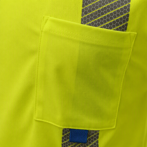Camicie da <span class=keywords><strong>Lavoro</strong></span> ad Alta Visibilità per Uomo, Polo in Poliestere a Maniche Corte, T-Shirt Rinfrescante - Product Image 5