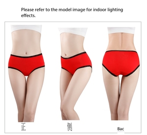 Culottes en dentelle élastiques taille haute respirantes pour femmes grandes tailles, en coton modal, <span class=keywords><strong>sous</strong></span>-vêtements en gros à bas prix - Product Image 5