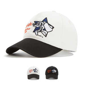 Kim Taehyung Phong Cách Hàn Quốc Thêu Con Chó Mũ Bóng Chày Mềm Top Mùa Xuân Mùa Hè Ngoài Trời Giản Dị Đa Năng <span class=keywords><strong>Cap</strong></span> Làm Khuôn Mặt Nhìn - Product Image 3