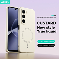 Étui de téléphone portable en silicone liquide pour Infinix HOT 60 Pro/hot 60i 4G/hot 60 Coque de protection magnétique antichoc pour téléphone