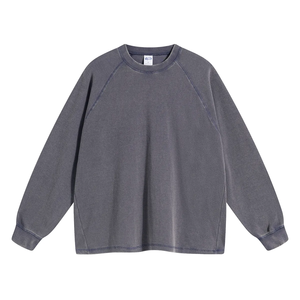2024 <strong>Fall</strong> Men Heavyweight 350gsm Waffle Knit Thermal <strong>Shirt</strong> Tops Loose Oversized Streetwear Retro Washed <strong>t</strong> <strong>Shirts</strong> Long Sleeves - Product Image 2