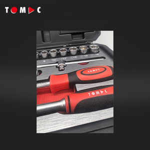 Tomac 50-Piece <span class=keywords><strong>1</strong></span>/<span class=keywords><strong>4</strong></span> "CRV thép Ổ cắm ổ cắm cờ lê đặt trong hộp công cụ cho ô tô, cơ khí, và xe tải công cụ - Product Image 4