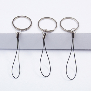 Portachiavi intrecciato a corda intrecciata fatta a mano portachiavi per auto semplice anello a catena universale portachiavi accessori - Product Image 4