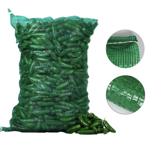 Sac en filet vert pour oignons, pommes <span class=keywords><strong>de</strong></span> terre et ail, 25lb, 30lb, 50lb - Product Image 6