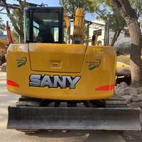 Hochwertige 90% Neuwertige Gebrauchte Bagger Sany Sy75C-10 Mini-Bagger in Gutem Zustand mit Getriebe, Pumpe & Lager zum Verkauf