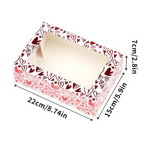 Caja de Papel Transparente con Forma de Corazón para Regalos, Dulces, Chocolates, Embalaje para el Día de San Valentín, Regalo Empresarial - Product Image 4