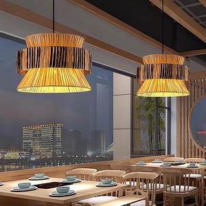 Grande Lampadario <span class=keywords><strong>a</strong></span> <span class=keywords><strong>Sospensione</strong></span> Rotondo in <span class=keywords><strong>Rattan</strong></span> Intrecciato <span class=keywords><strong>a</strong></span> Mano per Sala da Pranzo e Soggiorno - Product Image 2