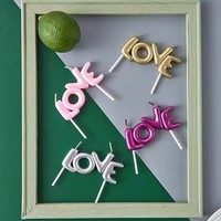 Bougies d'anniversaire numérotées en gros, blanches et roses, de 0 à 9, pour la décoration de gâteaux d'anniversaire pour enfants