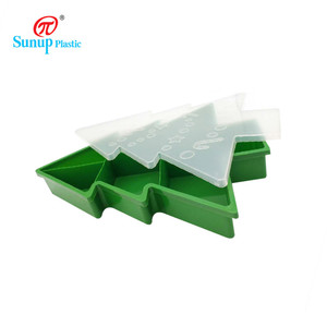 <strong>Christmas</strong> <strong>Tree</strong> Shaped Household Container Plastic Organizer <strong>Storage</strong> <strong>Box</strong> - Product Image 2