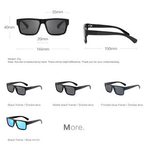 CONCHEN vintage PC occhiali da sole polarizzati quadrati occhiali da sole per gli uomini che vendono caldo occhiali da sole neri 2024 - Product Image 6