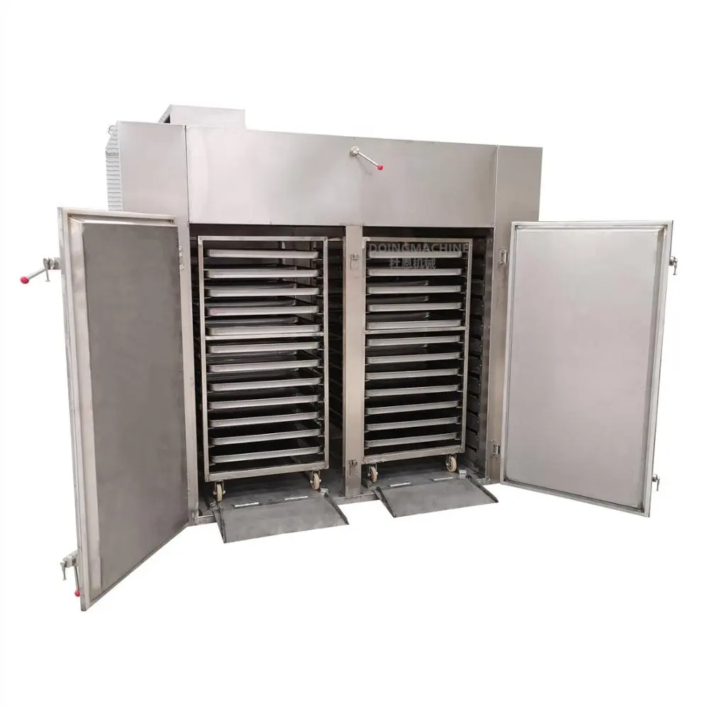 Industrial hot air tray dryer