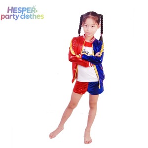 Disfraz de HESPER Harley Quinn Anime X Task Force para Niños y Adultos, Trajes de Personajes con Vestidos, Capa, Pantalones y Top - Product Image 1