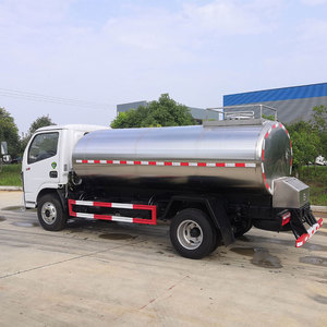 Nouveau camion-citerne à lait 8.3cbm Dongfeng camion-citerne à lait 120HP en acier inoxydable avec nourriture liquide - Product Image 6