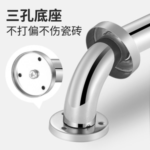 ราวจับสแตนเลส 1001 รุ่นโมเดิร์น สีสว่างสดใส อุปกรณ์นิรภัยในห้องน้ำสำหรับอ่างอาบน้ำ ห้องสุขา ผู้สูงอายุ และผู้พิการ - Product Image 3