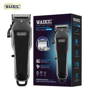 WAIKIL – tondeuse à cheveux professionnelle, meilleure tondeuse à cheveux pour salon de coiffure pour hommes, rasoir électrique sans fil, Machine de coupe de cheveux