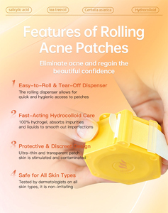 Distributeur de patchs anti-acné à marque privée, hydrocolloïdes faciles à appliquer avec de la niacinamide pour tous types de peau - Product Image 4
