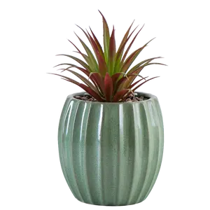 Домашний декор кактус форма бонсай Искусственные Горшечные пластиковые сочные растения с керамическим горшком