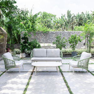 Muebles de Jardín Modernos para Resort, Sofá de Jardín con Tejido de Cuerda Resistente a los Rayos UV, Muebles de Terraza para Hotel, Sofá Individual para Patio - Product Image 2