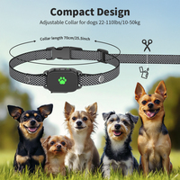 Tize innovador impermeable recargable perro sin golpes seguridad E-Collar 2600FT remoto perro entrenamiento Collar con pantalla LED