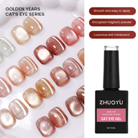 Gel magnétique professionnel OEM ODM effet œil de chat français, sans CPSR, sans HEMA, sans TPO, vernis gel 9D effet œil de chat pour les clients de salons de marque