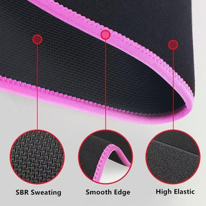 Neopren-Schweißgürtel Taillenformer Schlankheits-Bauchband Gewichtsverlust Fitness-Taillentrainer-Gürtel mit Handytasche für Frauen - Product Image 5