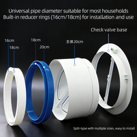 Vente en gros de clapets anti-retour pour conduits de cuisine, accessoires pour hotte aspirante, anti-refoulement, clapets de retenue