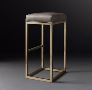 Approvisionnement d'usine 1960s luxe REESE tabouret de bar dos nu Rome cuir comptoir et tabouret de bar approvisionnement d'usine Restaurant Design moderne - Product Image 4