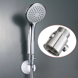 วาล์วควบคุมการไหลของน้ำสำหรับฝักบัวอาบน้ำแบบสากล รุ่น ABS Silver G1/2" พร้อมสายฉีดชำระและวาล์วปิดน้ำ - Product Image 4