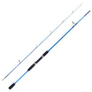 <span class=keywords><strong>Canne</strong></span> à pêche solide en fibre de verre de 2,1 m pour la pêche au bar, 2 cannes spinning solides pour la pêche au poisson-chat, au carpe crucian, en rivière et en lac - Product Image 6