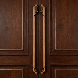 Gagang Pintu Kayu Interior Rumah Kantor Mewah yang Dapat Disesuaikan, Gagang Pintu Masuk Modern Besar untuk Pintu Dorong dan Tarik, Gagang Pintu Kaca - Product Image 3