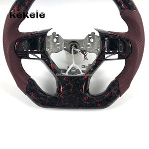 Volante Deportivo de Fibra de Carbono Forjado y Cuero para <span class=keywords><strong>Lexus</strong></span> IS NX GS LS ES GX <span class=keywords><strong>LC</strong></span> UX <span class=keywords><strong>LF</strong></span>, Accesorios Interiores para Automóvil - Product Image 3