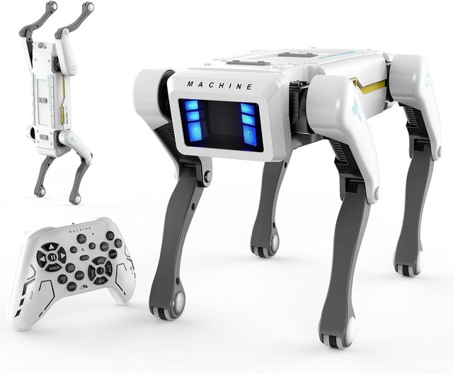 Smart Robot Dog - InteractivePet with Voice Control 30+ Actions & APP Programming Durable Design for Kids Age 6+